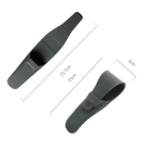 2-Pack Silicone Razor Case, Portable Soft Shaver Cover Bag Protector, Safety Waterproof Travel Razor Carrying Case (Blue+Grey)......