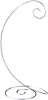 TRIPAR 13” Silver Spiral Bottom Ornament Display Stand for Home, Wedding Decoration, Holidays...