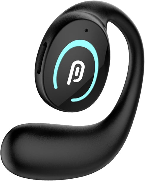 Open Ear Bluetooth 5.3 Headphones,Single Wireless Earbuds with Earhooks,Noise-Cancellation Stereo Sound 36 Hours Playtime Sports Earpiece for Runn...