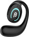 Open Ear Bluetooth 5.3 Headphones,Single Wireless Earbuds with Earhooks,Noise-Cancellation Stereo Sound 36 Hours Playtime Sports Earpiece for Runn...