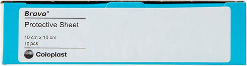 Brava Stoma Skin Protective Sheet, Skin Barrier, 4 X 4 32105 (Box of 10)...