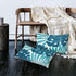 Set of 2, Cotton Embroidery Tropical Leaf Palm Pattern Throw Pillow Covers, Woven Comfy Decorative Pillows Covers Cushion Case for Couch Sofa Bedr...