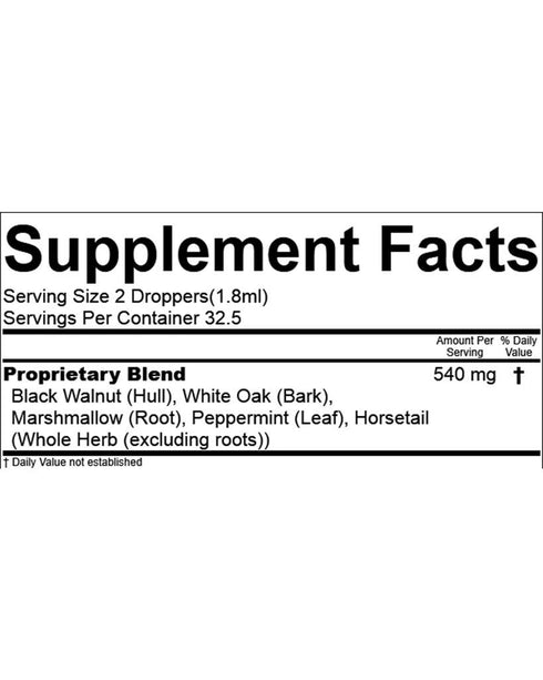 Dental health formula, Black Walnut - Organic Fluoride (4 oz)...