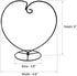 Archi Heart-Shaped Ornament Display Stand Iron Pothook Stand for Hanging Glass Terrarium (Heart-1)...
