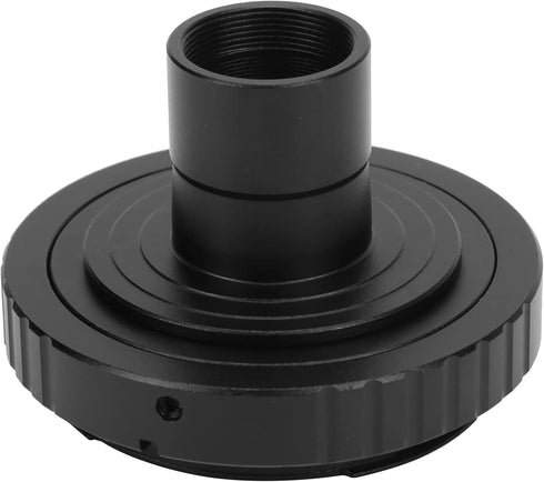 070 Microscope Lens Adapter Ring Portable 23.2mm Microscope T Mount Extension Tube T2 Mount Adapter Ring for Canon E Mount Camera Microscope Lens...