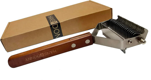 ???????????????????? The Ultimate Deshedding Dog Comb for Long and Short Haired Cats and Dogs - Say Goodbye to Knots, Floating Fur, and Bottom Flu...