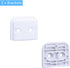 Stair Dog Gate Replacement Parts Kits, Stairway Baby Gate Parts for Retractable Gate Mesh Baby Gate, Adjustable Full Set Wall Mounting Kit with Br...