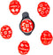 Red Color 6 in 1 Golf Ball Liner Line Marker Template Drawing Mark Alignment Tool(Red)...