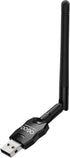 Long Range Class 1 Bluetooth Adapter, QGOO USB Bluetooth Adapter for PC 5.0+EDR, Bluetooth Dongle Wireless Bluetooth Receiver for Speaker, Keyboar...