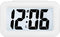 Hense Creative Nightlight Smart Light Alarm Clock Bedside Desk Table Electronic Clock Battery Operated Mute Luminous Alarm Clock with Adjustable L...