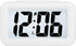 Hense Creative Nightlight Smart Light Alarm Clock Bedside Desk Table Electronic Clock Battery Operated Mute Luminous Alarm Clock with Adjustable L...