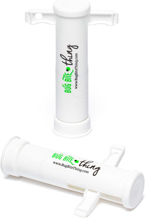 BUG BITE THING Suction Tool - Bug Bites and Bee/Wasp Stings, Natural Insect Bite Relief - White 2-Pack...