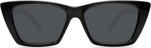WOWSUN Narrow Small Vintage Polarized Cat Eye Sunglasses for Women...