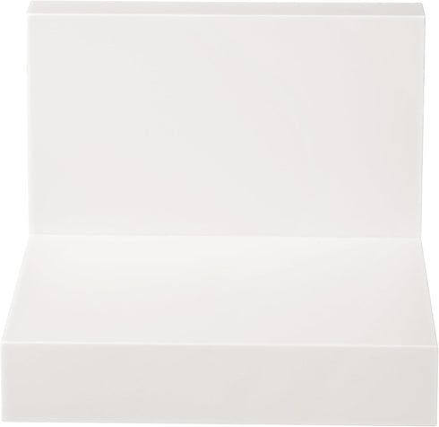 Command Display Ledges, Holds up to 2 lb, Quartz, 2 Ledges with 8 Medium Command Strips, Damage Free Hanging Floating Shelf with Adhesive Strips, ...