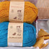 3-Pack Fluffy Wool Blend by Yonkey Monkey. Knitting Crochet DIY Art Crafts (Tan Orange 033)......