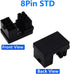 ATX 8Pin Female to 8pin Male 180 Degree Angled Adapter for Desktops Graphics Card Upgrade Version...