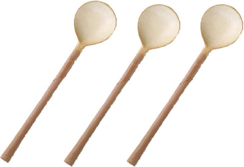 Ceramic Small Coffee Spoon Retro Small Porcelain Spoon Mini Teaspoons For Coffee Sugar Dessert Cute Tableware Pack of 3...