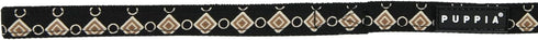 Puppia Jace Winter Dog Leash Walking Training Fashionable for Small and Medium Dogs, Black, Large...