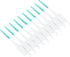 Interdental Brush, Floss Toothpick Brush Eliminate Bad Breath Portable Safe 200pcs Plaque Removal for Travel for Oral Care (Mint Green)...