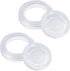 2 Inch 2 Set Silicone Patio Table Umbrella Hole Ring for Standard Table Hole, Umbrella Hole Ring Plug and Cap Set, Outdoor Patio Umbrella Plug for...