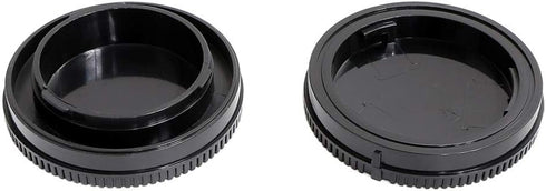 2 Pack Rear Lens Cap and Camera Body Cap Cover Kit for Sony A9 A7 A7II A7III A7IV A7S II III A7R II III A7RIV A7RV A7CR A7C II A7CII A6700 A6600 A...