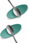 Carrotez Small Silicone Coffee Spoon Rest 2 pcs (0.2" x 1.6" x 3.74"), Spoon Holder Flexible almond-Shaped for Next to Coffee Maker - Kitchen Uten...