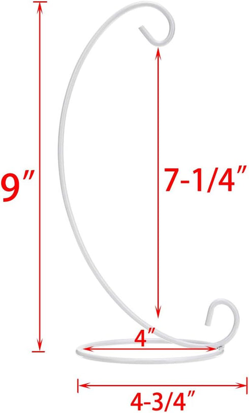 OwnMy 10 Packs of Ornament Display Stand Holder Iron Hanging Rack for Hanging Globe Air Plant Terrarium Witch Ball Bauble Home Party Craft...