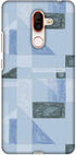 AMZER Slim Fit Handcrafted Designer Printed Snap On Hard Shell Case Back Cover with Screen Cleaning Kit Skin for Nokia 7 Plus - Crystal Blue HD Co...