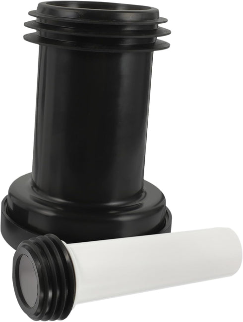 2pcs toilet connecting water flush extension toilet Lengthened toilet parts drainage Toilet Accessory for Wall Drain t tool rubber pvc water tank ...