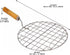 Sahishnu Online & Marketing Round Roasting Net with Cooking Tong,Papad Roaster, Roasting Pan,Wire Roaster,Roasting Net, Steel Cooking Tong,Chimata...