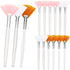 15 Pieces Fan Brushes Soft Facial Applicator Brushes Acid Applicator Brush Cosmetic Makeup Skincare Tools for Mud Cream...