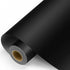 Black Permanent Vinyl - Matte Black Adhesive Vinyl Roll for All Cutting Machine, Permanent Outdoor 12" x11FT for Decor Sticker, Car Decal, Scrapbo...
