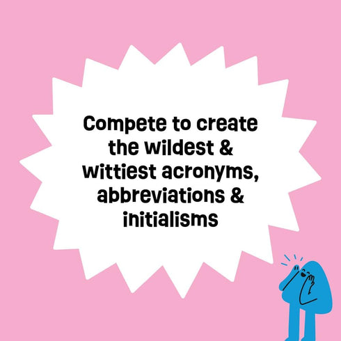 Ridley's Games: Wacronyms - Funny Acronym Word Game - Great for Friends and Families - Game Night Favorite - 3-12 Players | 15-60 Minute Game Play...