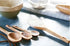 4pcs/set Wood Measuring Spoons Set Healthy No Paint Cooking Tools...