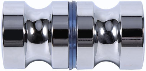 Glass Door Handle, Aluminum Alloy Drawer Knob 1.1 Dia Single Glass Bathroom Shower Cabinet Door Handle with Screw, Door Knobs...