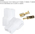 T Type Power Plug, Power Plug T Type 2 Power Plug Cable Connectors Set Fit for FT 7800R FT 8800R FT 8900R...