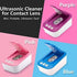 Ultrasonic Contact Lens Cleaner Machine, Ofone Contact Lens Cleaning Case for Soft Hard RGP Lenses, Including Remover Tool, Tweezers & Solution Bo...