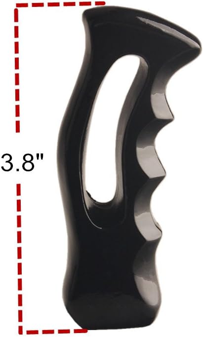 JGR Universal Gun Grip Handle Shift Knob Manual Gearbox Screw On for Dodge Magnum Ford Honda Mazda Mitsubishi Nissan Subaru Toyota Jeep Jaguar Acu...