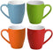 Homvare Porcelain Coffee Mug, Suitable for Both Hot and Cold Beverage Dishwasher and Microwave Safe, 10 oz - 4 Colors - 4 Pack...