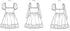 Know Me Misses' Baby Doll Dress Sewing Pattern Kit, Design Code ME2039, Sizes 6-8-10-12-14...