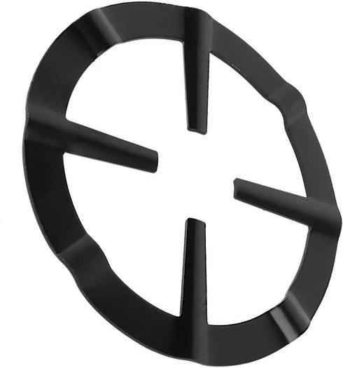 Haofy Stainless Iron Stove Support Rack, Cast Iron Wok Support, Black Coffee Pot Shelf Round Milk Pot Rack Gas Range Grate Support Stand Kitchen...