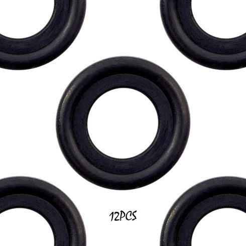 UTSAUTO 12Pcs Rubber Oil Drain Plug Gaskets M12 Oil Drain Plug Washers Seals Gaskets 12616850 3536966 0971191 Replacement for Chevy GMC Ford Engin...