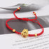 2024 Year of The Dragon Adjustable Bracelets Red String Handwoven Set for women men Chinese Zodiac Animal Dragon Rope String Wrap Bracelet fashion...