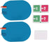 Qiilu 2 Pieces Car Rearview Mirror Film, Rainproof Waterproof Mirror Film Anti Fog Film Blind Spot Mirror for Car Rear View Mirrors Side Windows O...