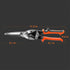 Finder 12" Aviation Snips, Long Straight Cut Tin Snips Cutting Shears Power Cutter with CR-V Blade & Comfortable Grip, 300mm Scissors for Cutting ...