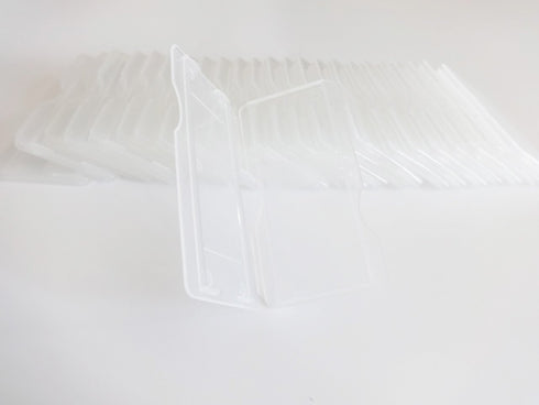 MUHWA 25 PCS Plastic Microscope Glass Holder Slide Box for one Slide...