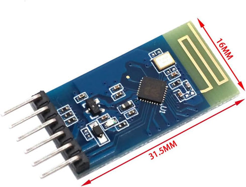 HiLetgo 2pcs JDY-33 Bluetooth Module SPP3.0+BLE4.2 Dual Mode SPP SPP-C Bluetooth Compatible to HC-05 HC-06 JDY-31 JDY-30 Slave Bluetooth 3.0 (PIN)...