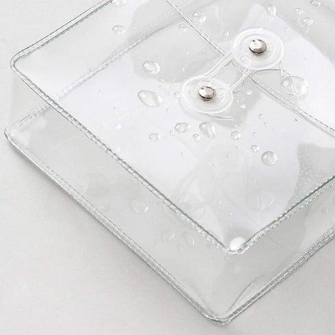 Washi Masking Tapes Multi Organizer Pouch, Minimalist Transparent Large-Capacity Visible Portable Storage Bag for Stationery Stickers Travel Small...