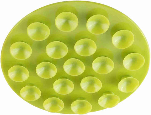 (Pack of 1) Children's Tableware Sucker Baby Kids Magic Suction Mat Portable Double-Sided Suckers Anti-Slip Plate Bowl Cutlery Placemat(Green)...