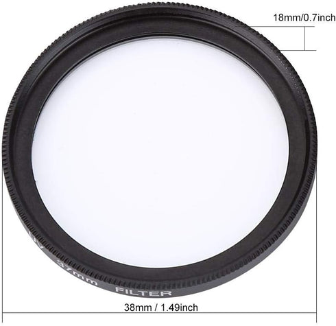 4K Camera UV Filter,UV 37mm Protective Lens Filter,for The Seaside, Mountain, Snow and Open Areas...